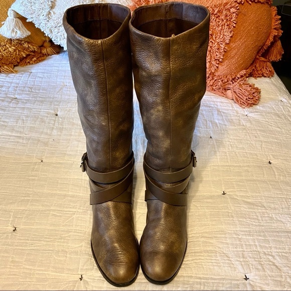 Dolce Vita leather riding boots - calf height - Picture 7 of 16